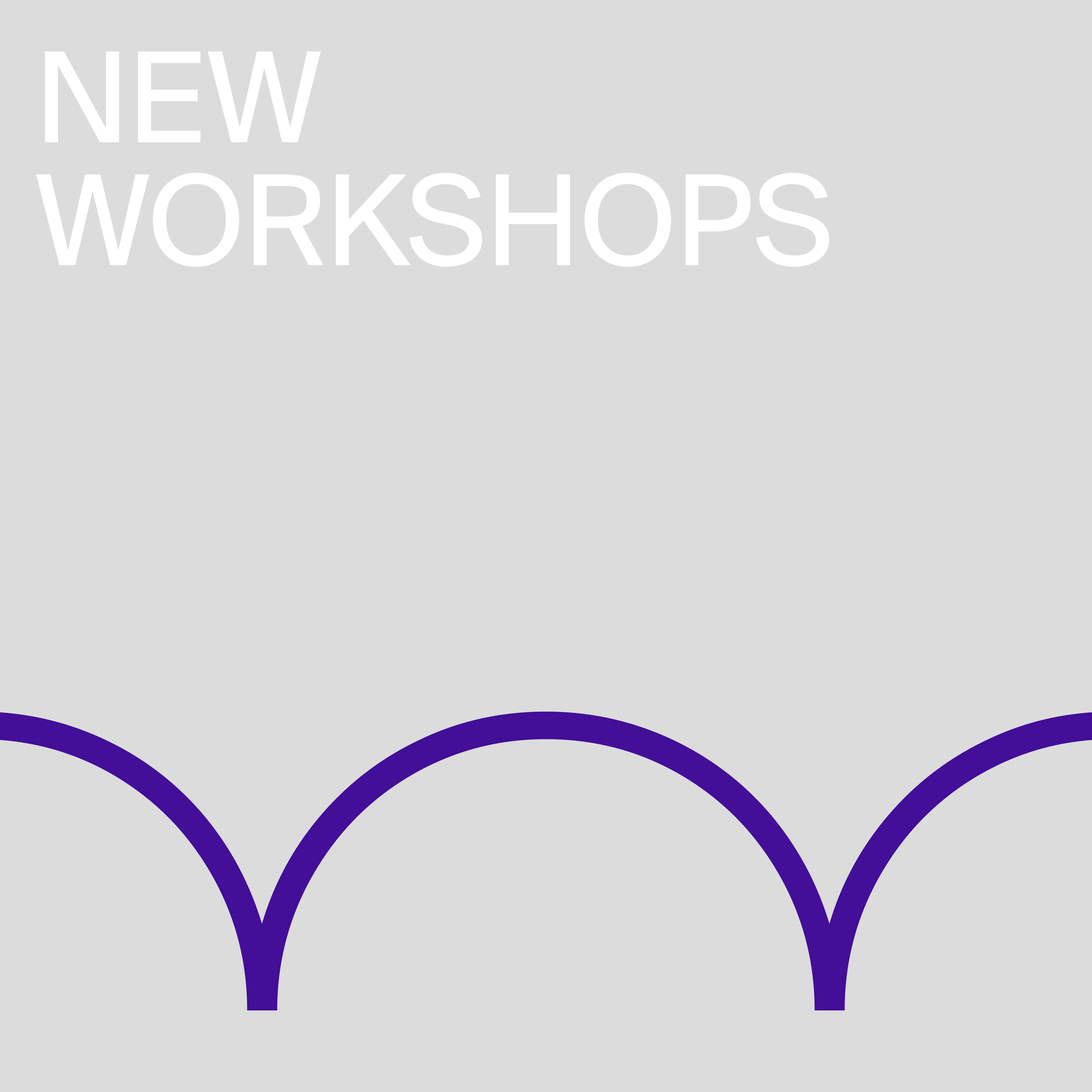 New workshops banner
